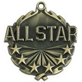 Medal, "All-Star" - 1 3/4" Wreath Edging